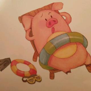 小百灵幼儿园绘本故事《大猪游泳🏊》