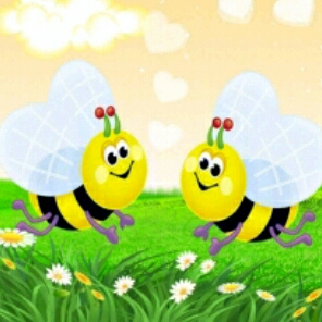 《小蜜蜂采花蜜》