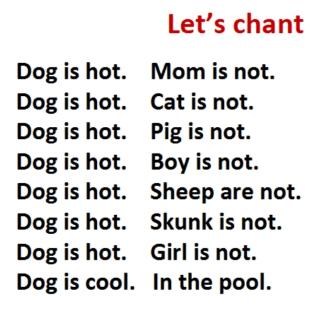 hot dog chant*拼读