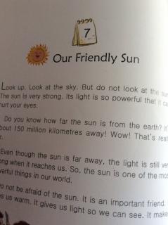 3-7 Our Friendly Sun