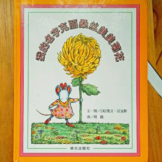 我的名字克里桑丝美美菊花。你喜欢自己的名字吗？