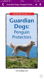 Guardian Dogs：Penguin Protectors | Level P | Reading a-z