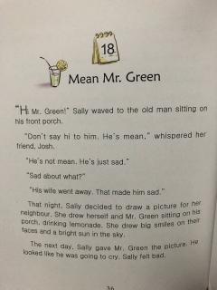 3-18 Mean Mr. Green