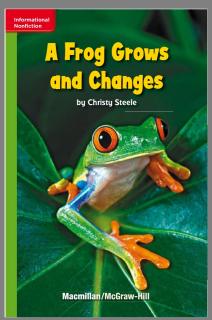 a frog grows and changes