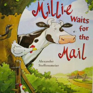 millie waits for the mail