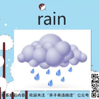 大秀英语81-Rain on the green grass 雨落在青草地