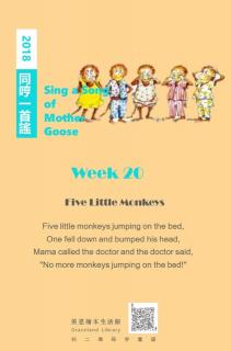 Week20 five little monkeys