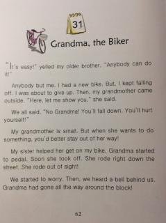 3-31 Grandma，The Biker