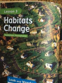 G2 science Chapter3 Lesson3 - Habitats change