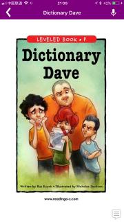 Dictionary Dave | Level P | Reading a-z