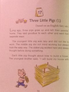 4-17 Three Little Pigs(1）