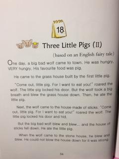 4-18 Three little pigs(2)