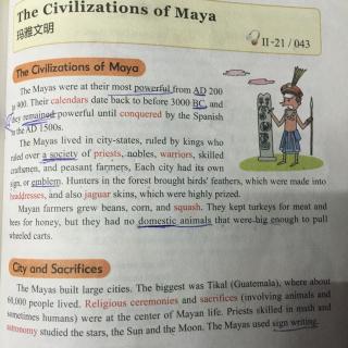 江南穗读the civilizations of Maya