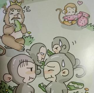 猴吃西瓜