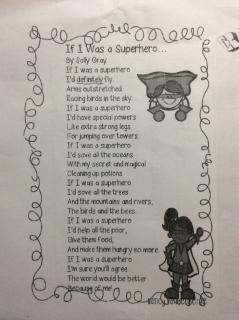 Poem - If I was a Superhero