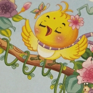 唱歌的小黄鹂卡通图片图片