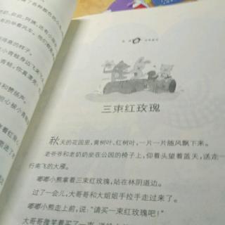 三束红玫瑰