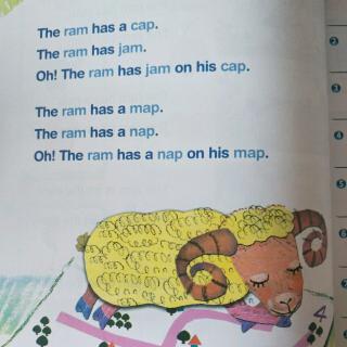 phonics am ram ham nap map