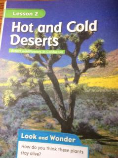 G2 science Chapter4 Lesson2 - 🌵 Hot and cold deserts