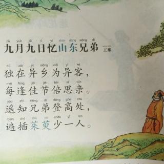 《九月九日忆山东兄弟》王维