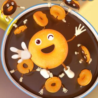 十个甜甜圈-美食体验【宝宝巴士原创儿歌】