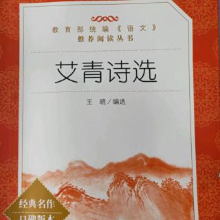 《艾青诗选》～芦笛