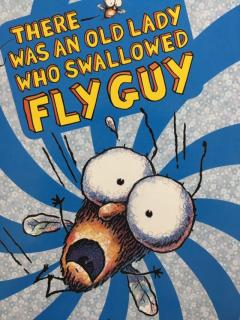 there was an old lady who swallowed fly guy