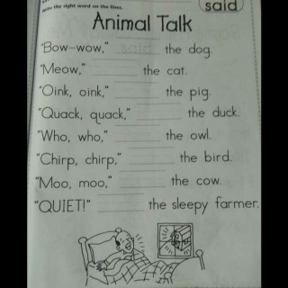 animal talk