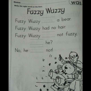fuzzy wuzzy