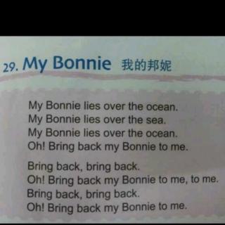 【唱童谣】My Bonnie