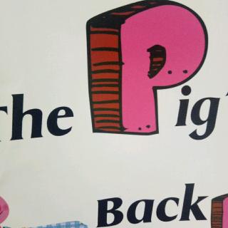 The pig's backpack