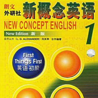 新概念英语第一册 Lesson 1