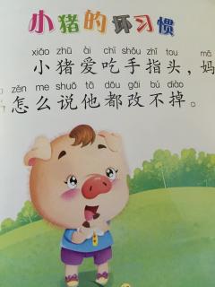 《小猪🐷的坏习惯》