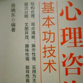 《心理咨询基本功技术》P238-239