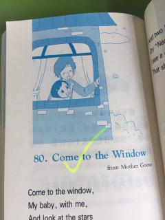 2018.8.9《come to the window》