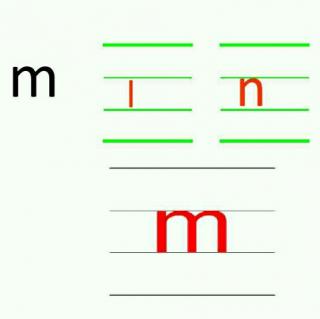 声母m的教学图片图片