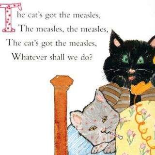The cat's got the measles