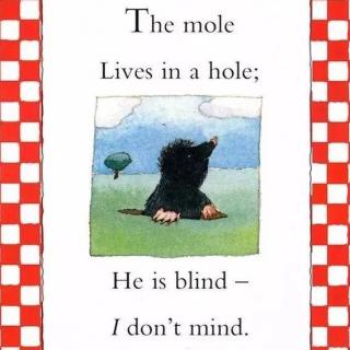 The mole live in a hole
