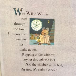 宝读唱Wee Willie Winkie