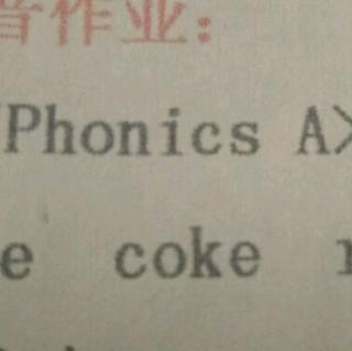 Phonics A拼读单词