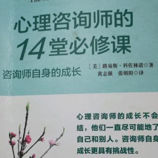 心理咨询师的14堂必修课3我现在做什么？