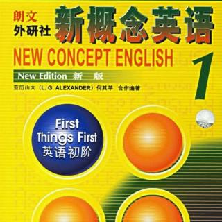 新概念英语第一册 Lesson 85