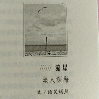 流星，坠入深海