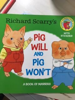 Pig will and pig won't