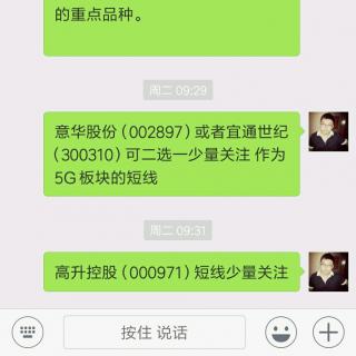 科技股集体发力5G板块继续强势，大盘维持缩量窄幅震荡小幅收涨！