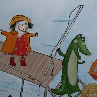 丽塔和鳄鱼去钓鱼