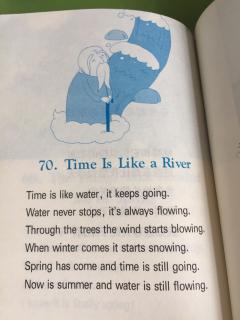 2018.8.30《Time ls like river》