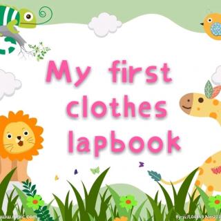 my first lapbook about clothes衣服主题lapbook