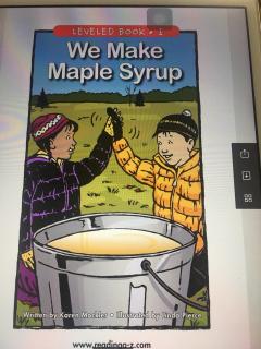 233 We make maple syrup