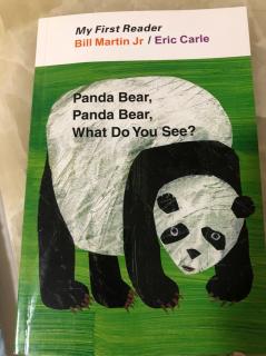 Panda bear，panda bear，what do you see？